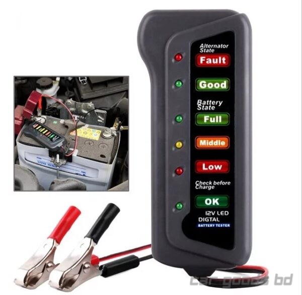 12V Car Battery Tester Battery Analyzer Battery Test Tester Charging Cricut Load Tools
