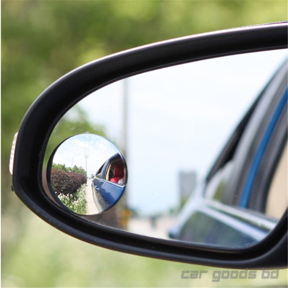 Car Rearview Mirror 360 Degree Rotation Parking Aid Adjustment Glass Blind Spot Wide-angle Convex Mirror Parking Rearview Mirror