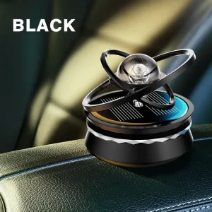 Car-Specific Car Interior Aroma Pure Aluminum Alloy Solar Rotating Suspension Planet Car Perfume Holder Car Accessories.