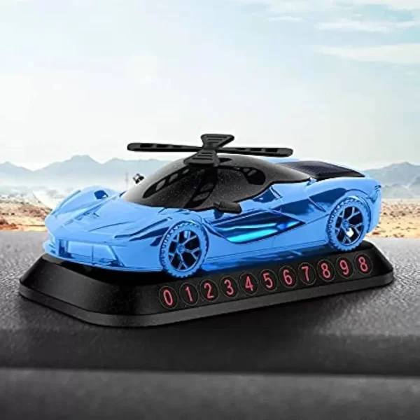 Car Shaped Solar Perfume air Fragrance Diffuser Car Dashboard Showpiece Perfume red